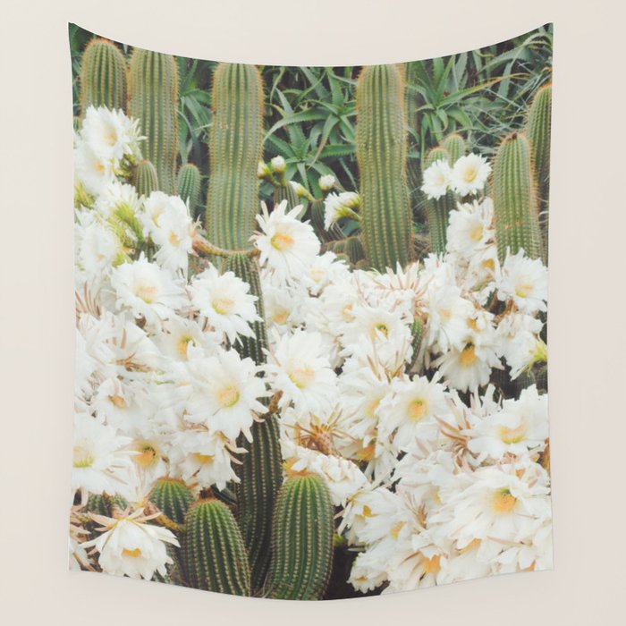 Cactus and Flowers Wall Tapestry Gallery Image 1