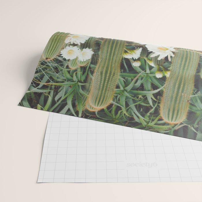 Cactus and Flowers Wrapping Paper Gallery Image 2