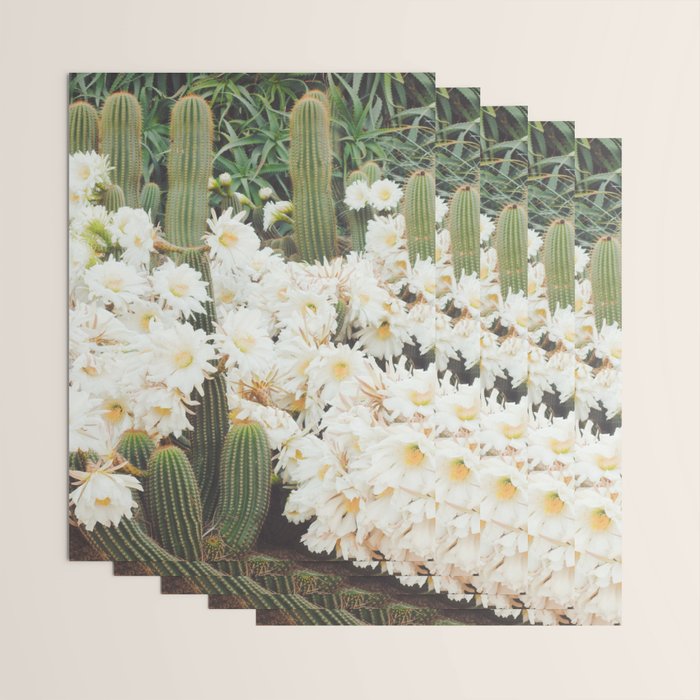 Cactus and Flowers Wrapping Paper Gallery Image 3