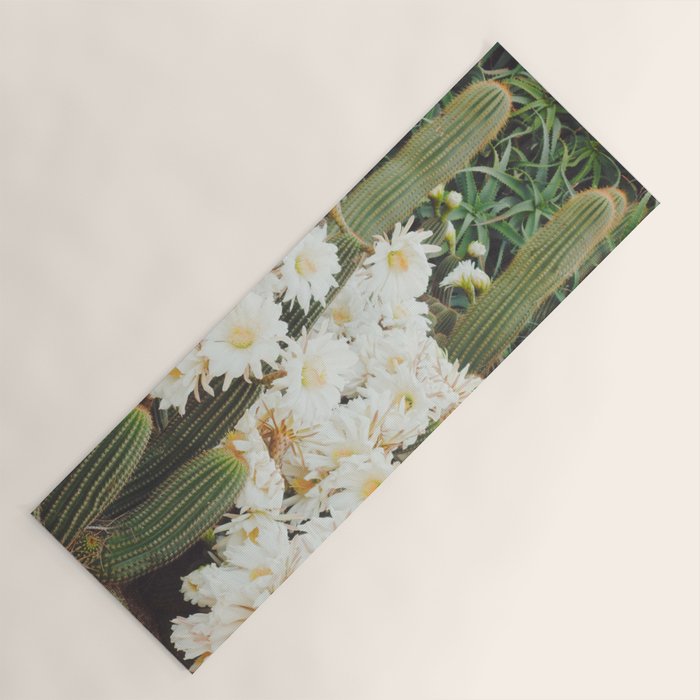 Cactus and Flowers Yoga Mat Gallery Image 1