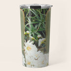 Cactus and Flowers Travel Mug Gallery Image 1