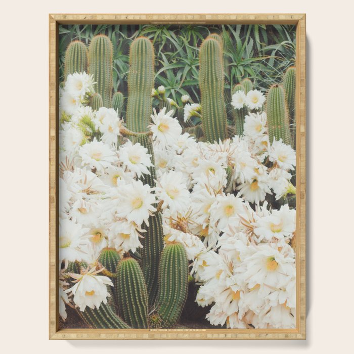 Cactus and Flowers Serving Tray Gallery Image 1