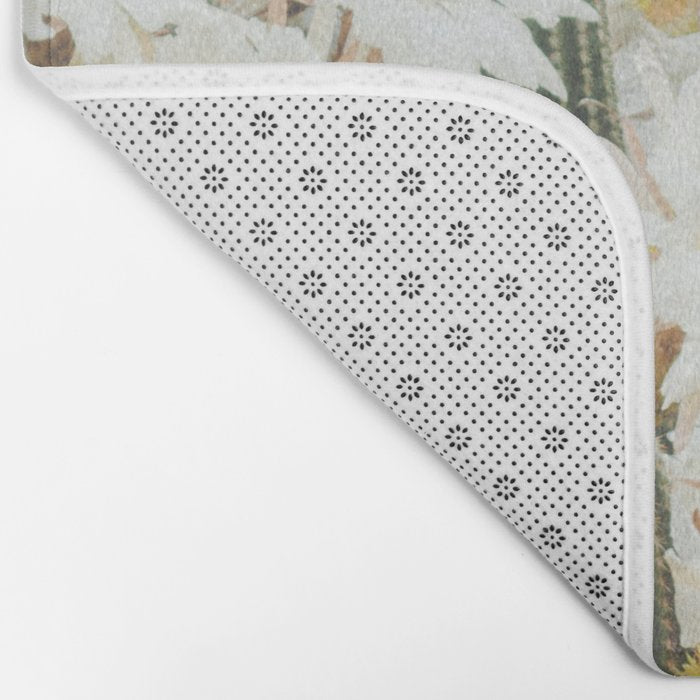 Cactus and Flowers Bath Mat Gallery Image 2