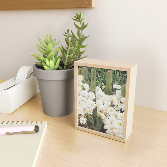 Cactus and Flowers Mini Art Print Gallery Image 2