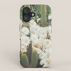 Cactus and Flowers iPhone Case Gallery Image 1