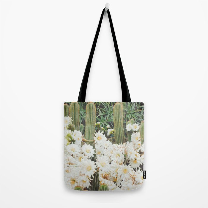 Cactus and Flowers Tote Bag Gallery Image 2