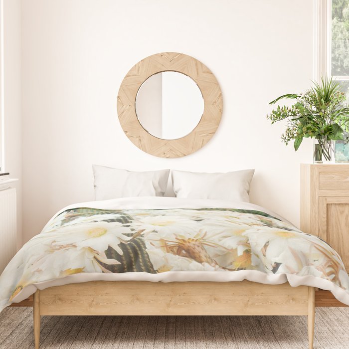 Cactus and Flowers Duvet Cover Gallery Image 3