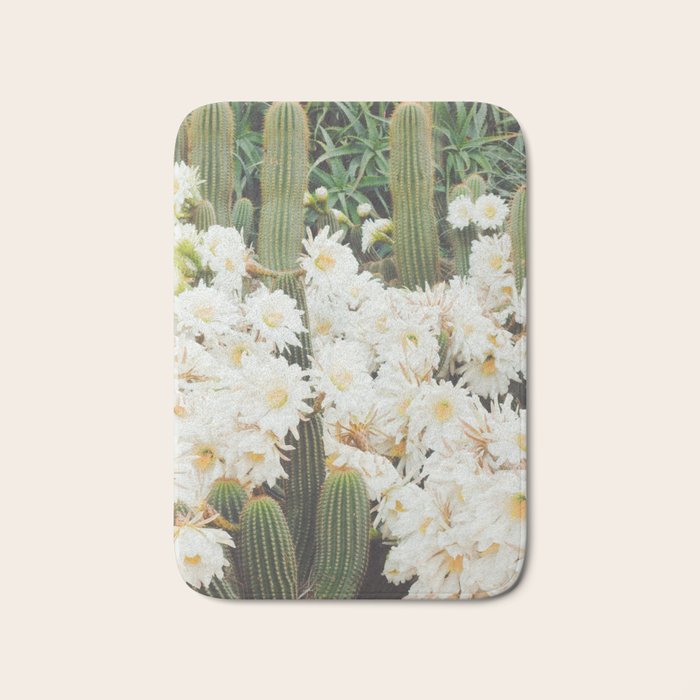 Cactus and Flowers Bath Mat Gallery Image 1