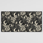Jackalope - black and cream  Desk Mat Gallery Image 3