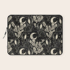 Jackalope - black and cream  Laptop Sleeve Gallery Image 1