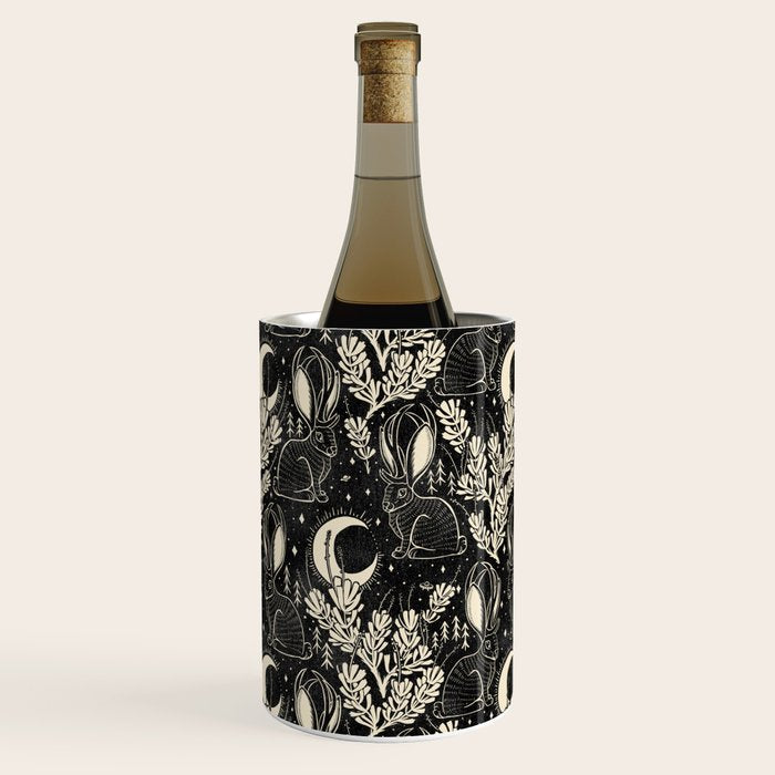 Jackalope - black and cream  Wine Chiller Gallery Image 1