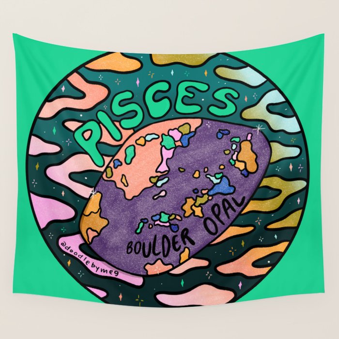 Pisces Crystal Wall Tapestry Gallery Image 1