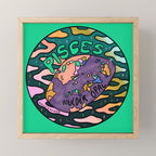Pisces Crystal Mini Art Print Gallery Image 1