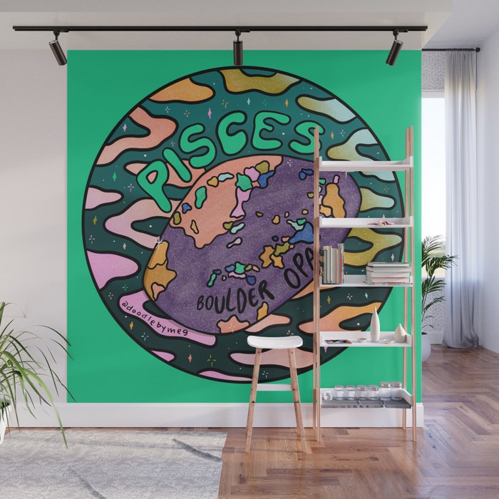Pisces Crystal Wall Mural Gallery Image 1