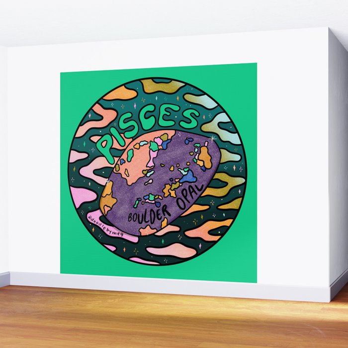 Pisces Crystal Wall Mural Gallery Image 2