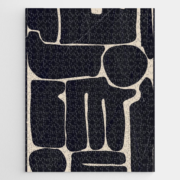 Modern Abstract Minimal Shapes 162 Jigsaw Puzzle Gallery Image 1