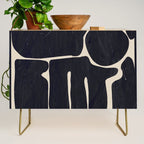 Modern Abstract Minimal Shapes 162 Credenza Gallery Image 1