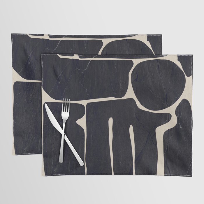 Modern Abstract Minimal Shapes 162 Placemat Gallery Image 1