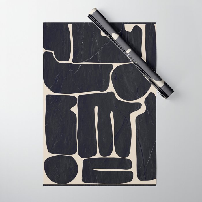 Modern Abstract Minimal Shapes 162 Wrapping Paper Gallery Image 1