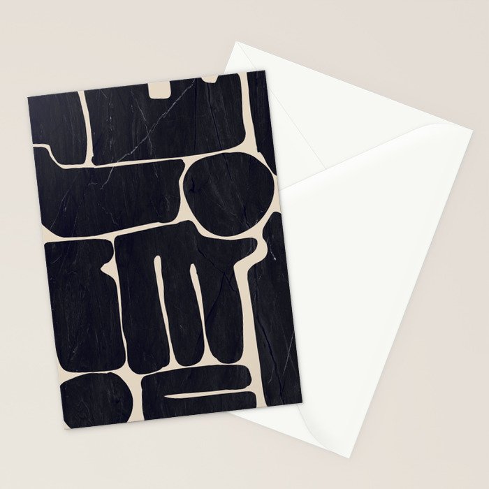 Modern Abstract Minimal Shapes 162 Stationery Card Gallery Image 2