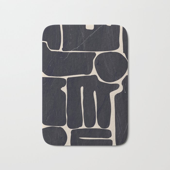 Modern Abstract Minimal Shapes 162 Bath Mat Gallery Image 1