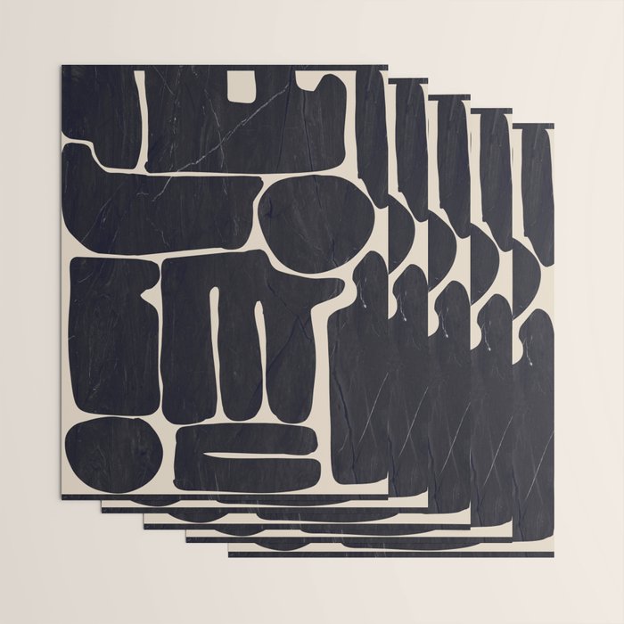 Modern Abstract Minimal Shapes 162 Wrapping Paper Gallery Image 3