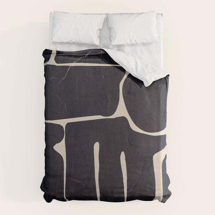 Modern Abstract Minimal Shapes 162 Duvet Cover Gallery Image 1