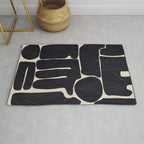 Modern Abstract Minimal Shapes 162 Rug Gallery Image 1
