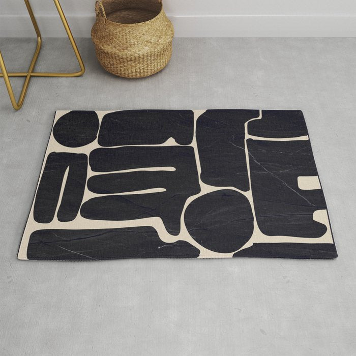 Modern Abstract Minimal Shapes 162 Rug Gallery Image 1