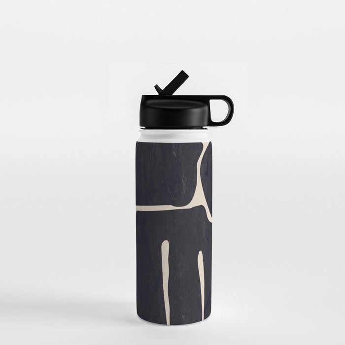 Modern Abstract Minimal Shapes 162 Water Bottle Gallery Image 1