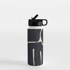 Modern Abstract Minimal Shapes 162 Water Bottle Gallery Image 1