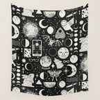 Lunar Pattern: Eclipse Wall Tapestry Gallery Image 4