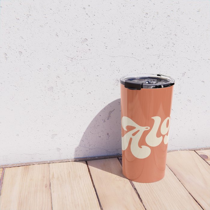 Aloha orange Travel Mug Gallery Image 4