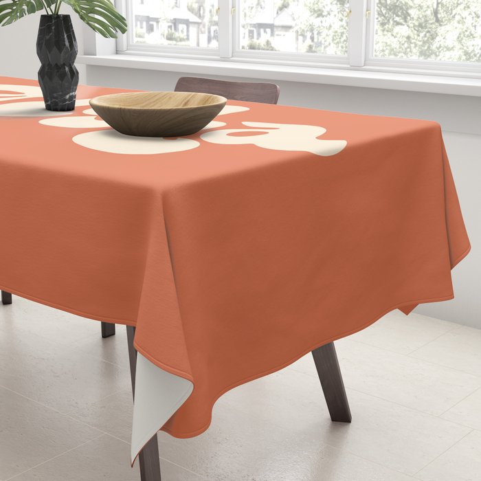 Aloha orange Tablecloth Gallery Image 3