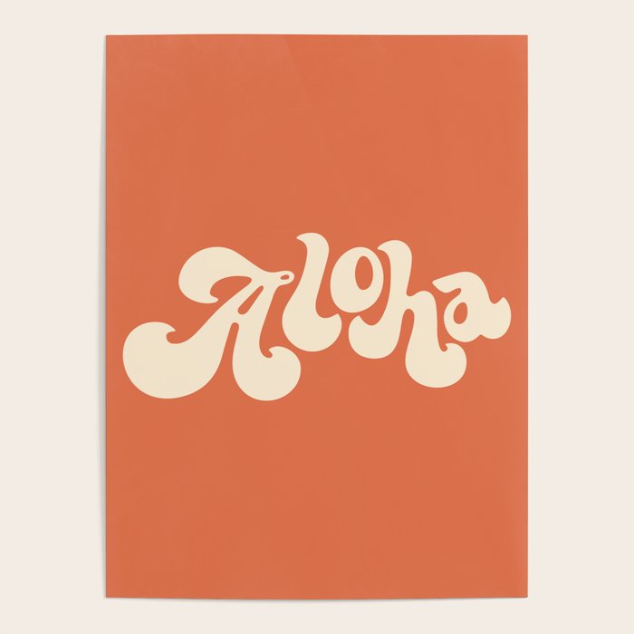Aloha orange Poster Gallery Image 4