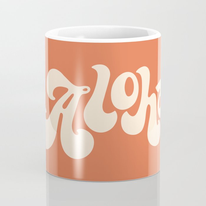 Aloha orange Coffee Mug Gallery Image 4