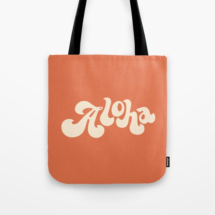 Aloha orange Tote Bag Gallery Image 1