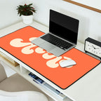 Aloha orange Desk Mat Gallery Image 2