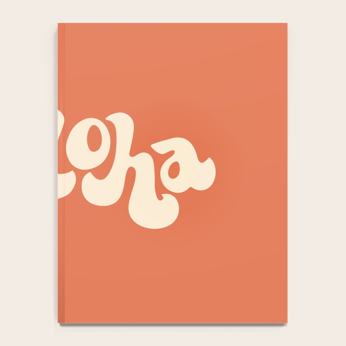 Aloha orange Notebook Gallery Image 4