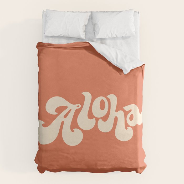 Aloha orange Duvet Cover Gallery Image 6