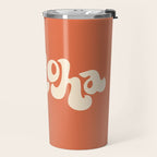 Aloha orange Travel Mug Gallery Image 2