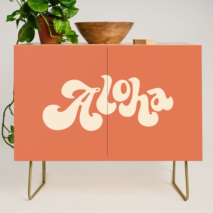 Aloha orange Credenza Gallery Image 1