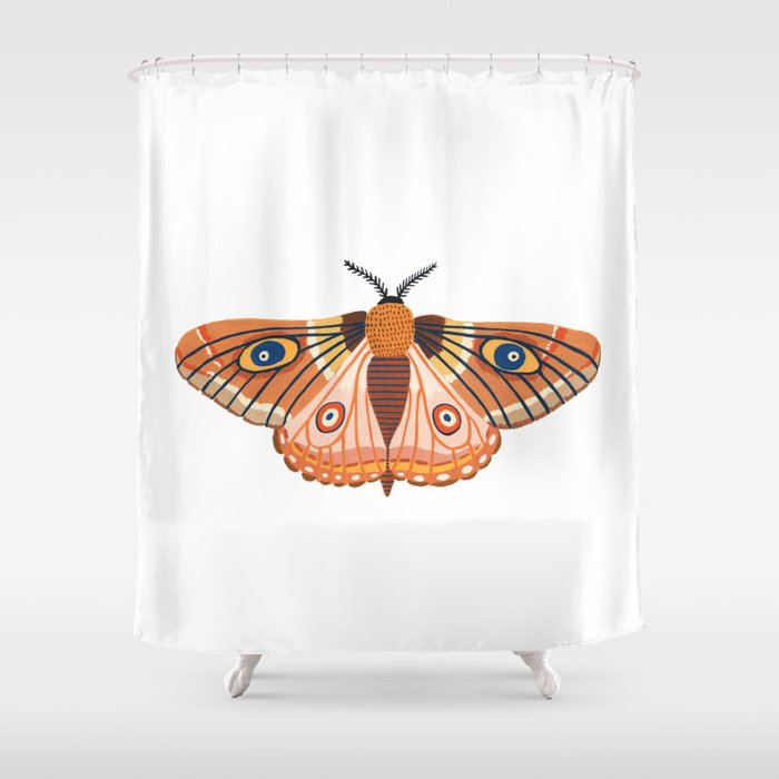 Moth Shower Curtain Gallery Image 1