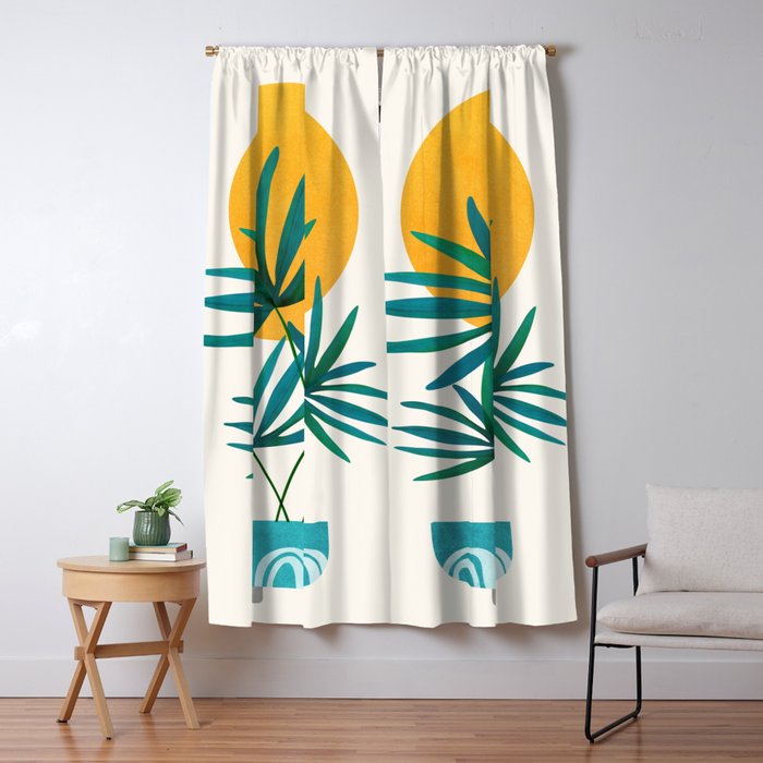 Little Palm + Sunshine Window Curtain Gallery Image 1