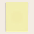 Soft Yellow Solid Color Notebook Gallery Image 4