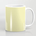 Soft Yellow Solid Color Coffee Mug Gallery Image 1