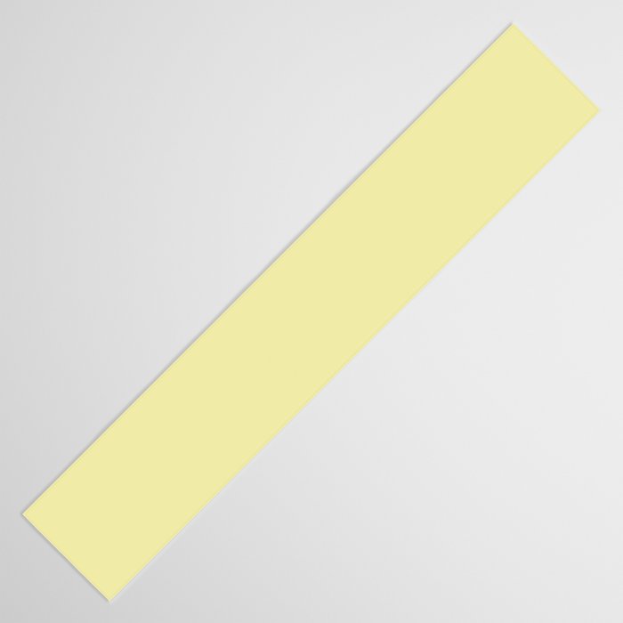 Soft Yellow Solid Color Table Runner Gallery Image 3