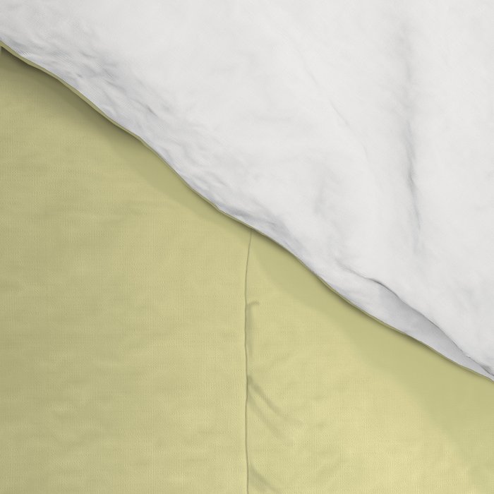 Soft Yellow Solid Color Comforter Gallery Image 4