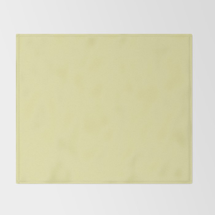 Soft Yellow Solid Color Throw Blanket Gallery Image 2