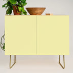 Soft Yellow Solid Color Credenza Gallery Image 1
